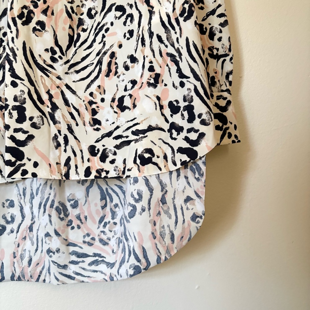 Tribal Multicolor Animal Print Blouse Size XL NWT - Picture 6 of 16